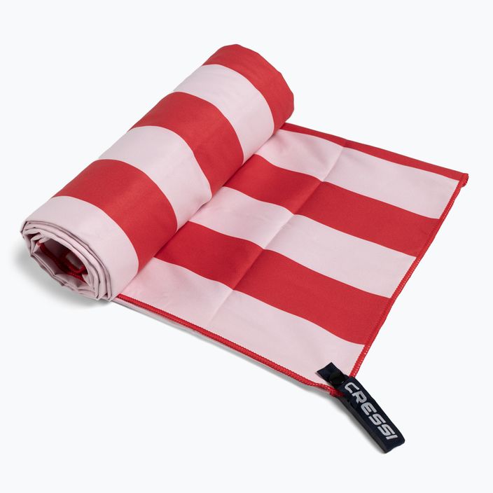 Rychleschnoucí ručník Cressi Microfiber Stripe červený XVA871160 2