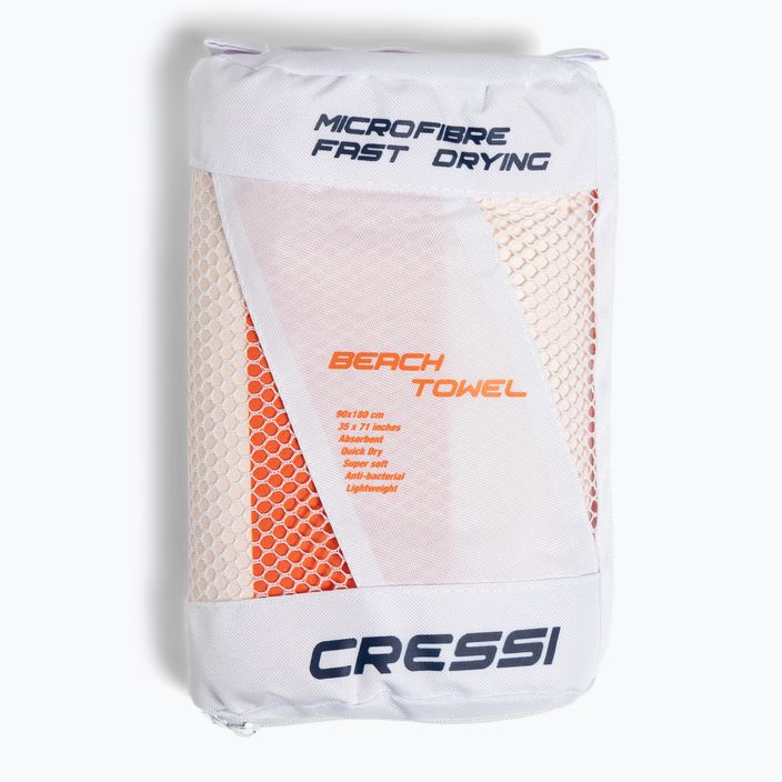 Rychleschnoucí ručník Cressi Microfiber Stripe oranžový XVA871180 5