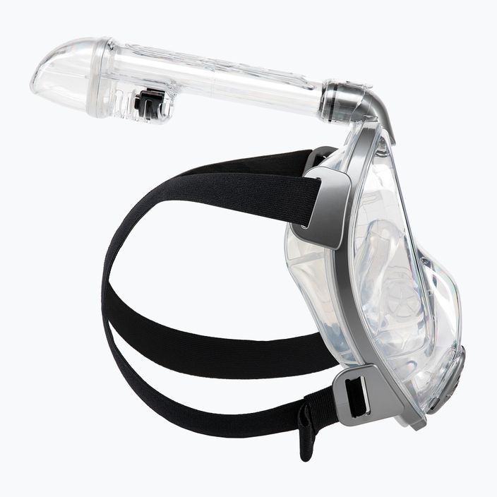 Celoobličejová maska Cressi Baron pro šnorchlování šedá XDT020000 3