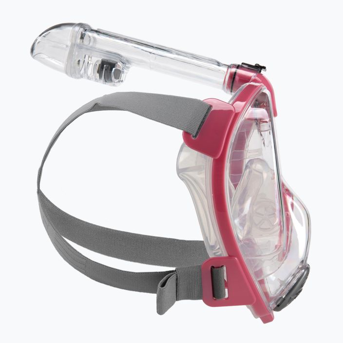 Celoobličejová maska Cressi Baron pro šnorchlování růžová XDT020040 3