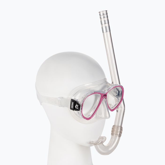 Cressi Perla Baby Snorkel Set maska + šnorchl růžová DM101240 2
