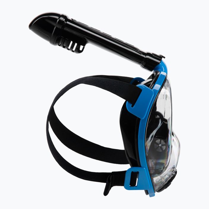 Celoobličejová maska Cressi Baron pro šnorchlování černá/modrá XDT025020 3