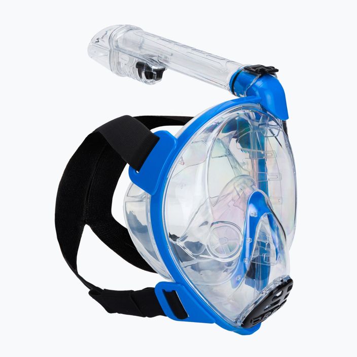 Dětská šnorchlovací maska Cressi Baron s celou tváří modrá XDT0360020