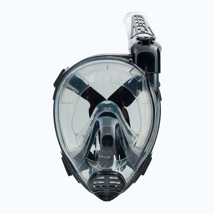 Celoobličejová maska Cressi Duke Dry pro šnorchlování černá/šedá XDT060050 2