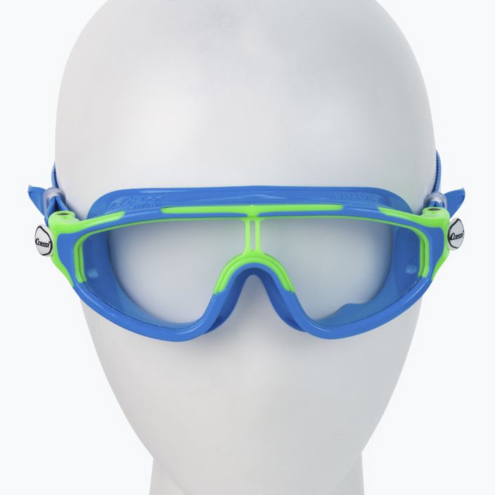 Dětská plavecká maska Cressi Baloo modrá/zelená DE203222 2