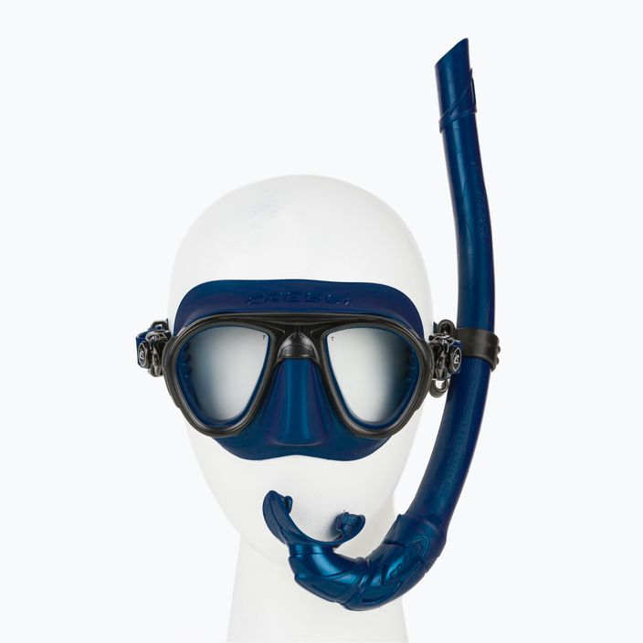 Cressi Calibro + Corsica sada maska + šnorchl modrá DS434550