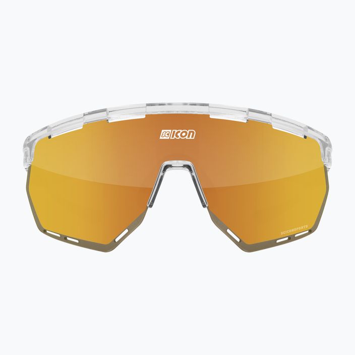 SCICON Aerowing Crystal Gloss/Scnpp Multimirror Bronze cyklistické brýle 3