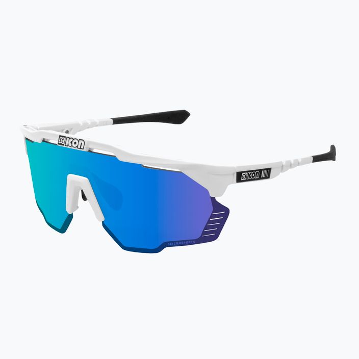 SCICON Aeroshade Kunken white gloss/scnpp multimirror blue cyklistické brýle EY31030800 2
