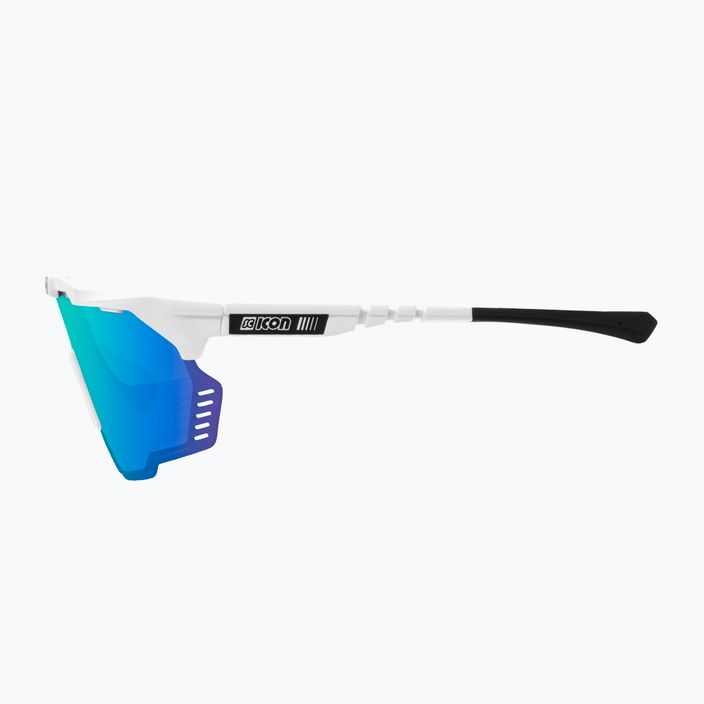SCICON Aeroshade Kunken white gloss/scnpp multimirror blue cyklistické brýle EY31030800 4