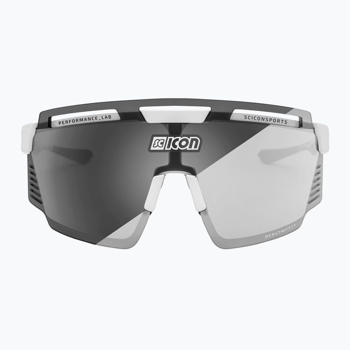SCICON Aerowatt bílé lesklé/scnpp fotokromatické stříbrné cyklistické brýle EY37010800 3