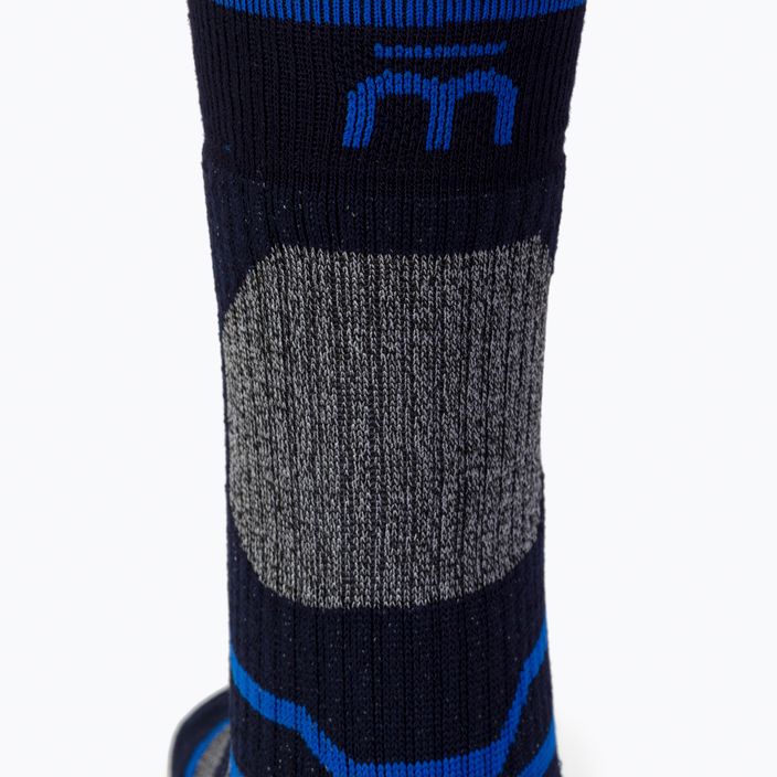 Mico Medium Weight Trek Crew Extra Dry tmavě modré trekové ponožky CA03058 3