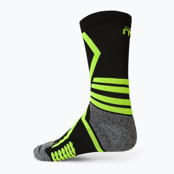Středně těžké lyžařské ponožky Mico X-Performance X-C černá/žlutá CA00146 2