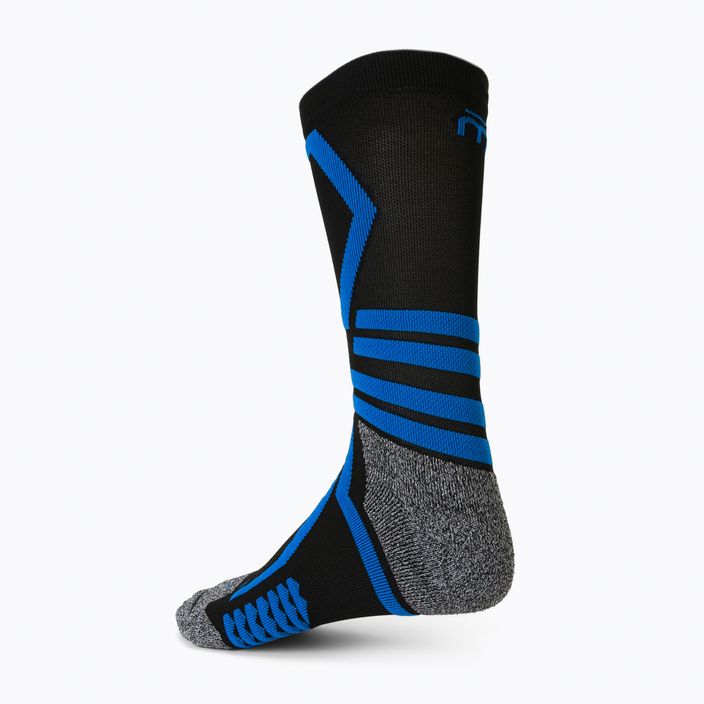 Středně těžké lyžařské ponožky Mico X-Performance X-C Black/Blue CA00146 2