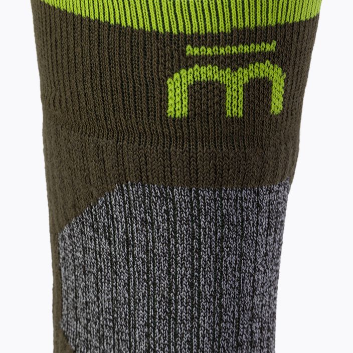 Mico Medium Weight Trek Crew Extra Dry tmavě šedé trekové ponožky CA03058 3
