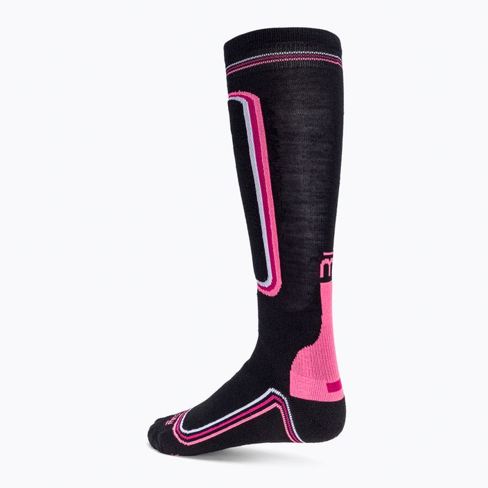 Dámské lyžařské ponožky Mico Heavy Weight Primaloft černá/růžová CA00119 2