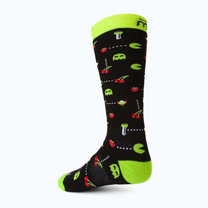 Dětské ponožky Mico Medium Weight Warm Control Ski černá/žlutá CA02699 2