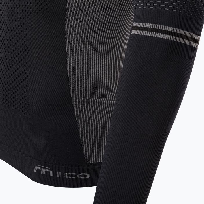 Pánské termo tričko Mico M1 Mock Neck černé IN07021 3