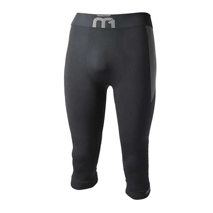 Pánské termo kalhoty Mico M1 Skintech 3/4 černé CM07024 2