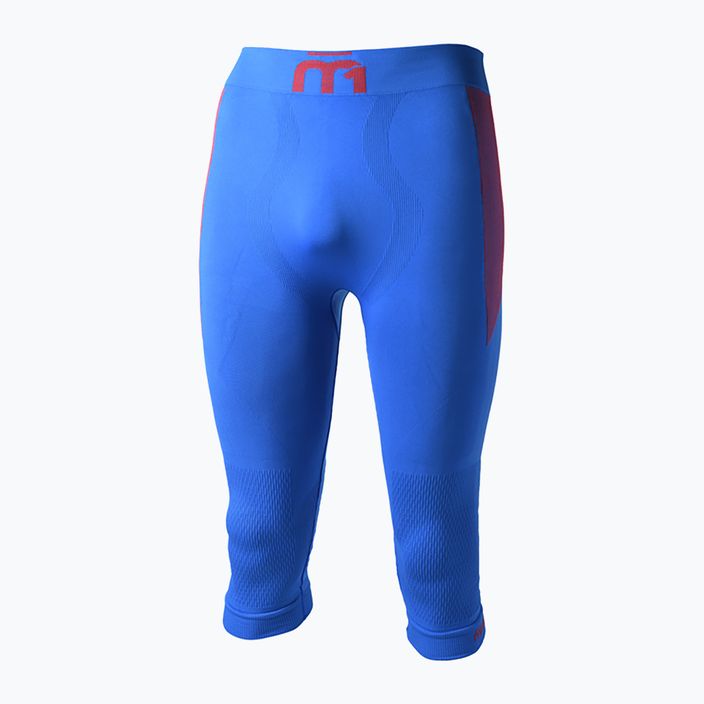 Pánské termoaktivní kalhoty Mico M1 Skintech 3/4 modrýe CM07024