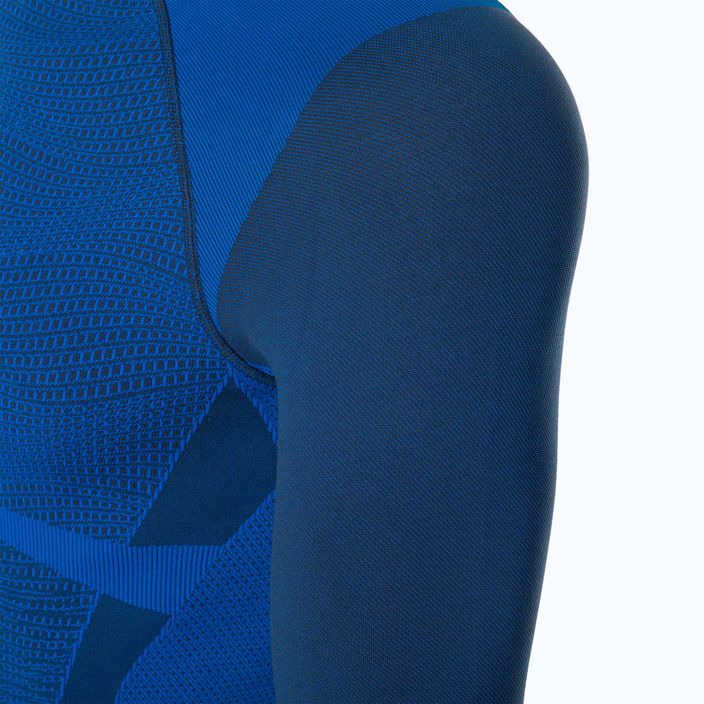 Pánské termo tričko Mico Warm Control Round Neck modré IN01850 3