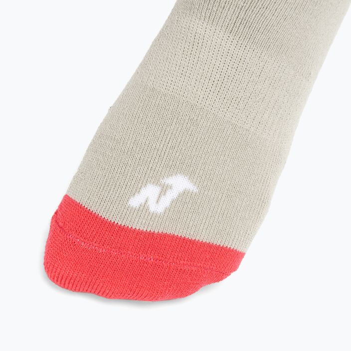 Dětské lyžařské ponožky Nordica Multisports Winter Jr 2 páry lt grey/coral/white 4