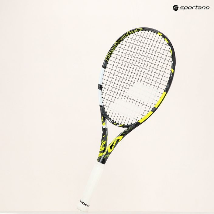 Dětská tenisová raketa Babolat Pure Aero Junior 26 šedo-žlutá 140465 8
