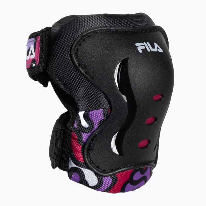 Sada dětských chráničů FILA FP Gears black/pink 3