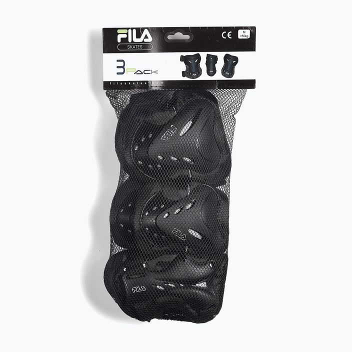 Pánská ochranná sada FILA FP Gears black/silver 7