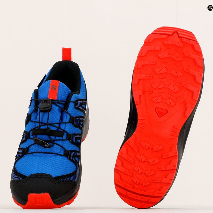 Dětské trekingové boty Salomon XA Pro V8 CSWP modré L47126200 18
