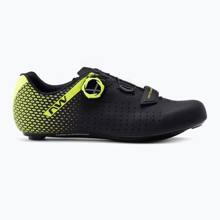 Pánská cyklistická obuv Northwave Core Plus 2 black/yellow 80211012 2