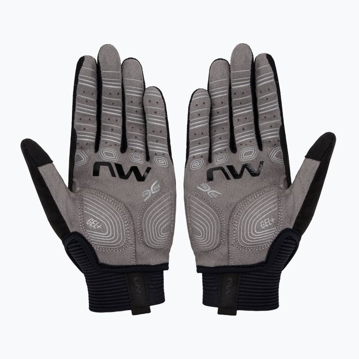 Northwave pánské cyklistické rukavice Spider Full Finger 91 šedé C89202328 2