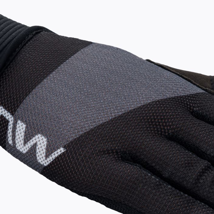 Pánské cyklistické rukavice Northwave Air Lf Full Finger 91 black/grey C89202331 4