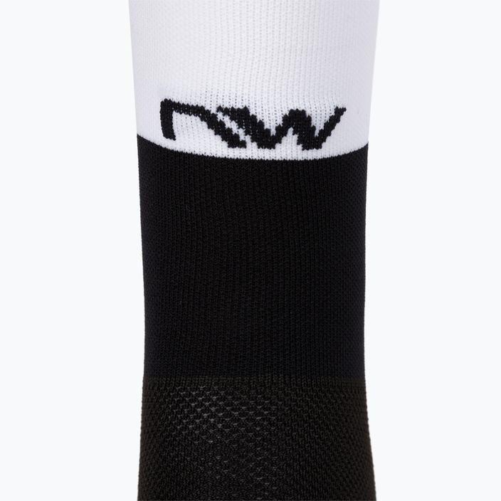Northwave Work Less Ride More cyklistické ponožky černobílé C89222015 4