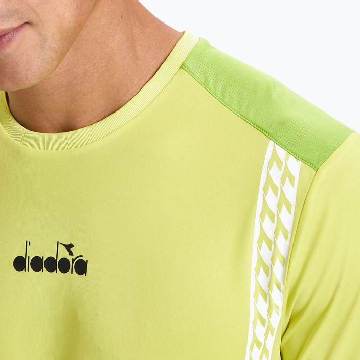 Pánské tenisové tričko Diadora Challenge SS 70323 yellow DD-102.176852 4