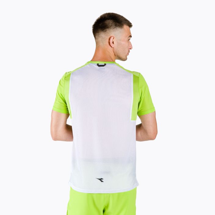 Pánské tenisové tričko Diadora Clay SS 20002 white DD-102.176842 3