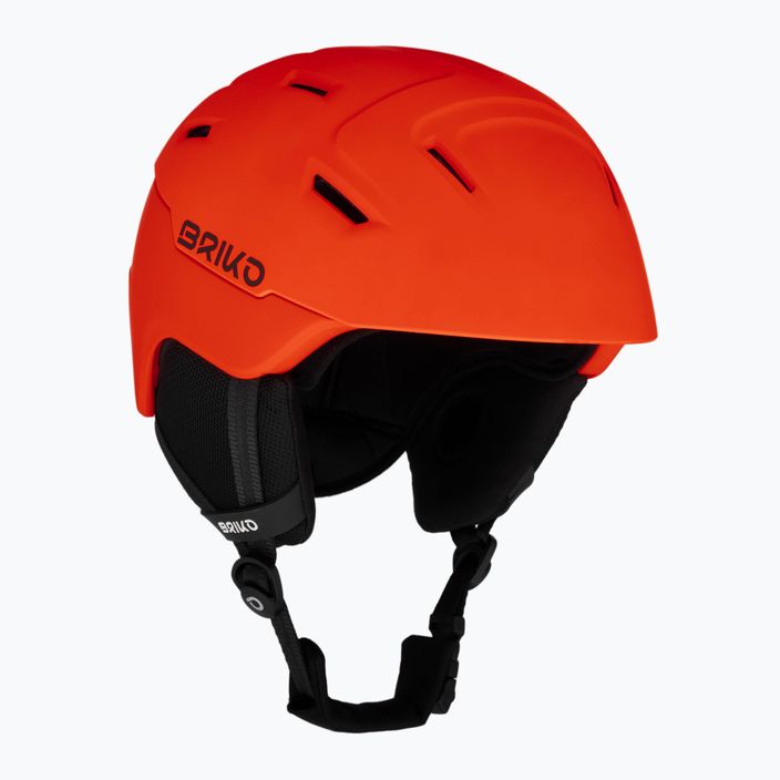 Lyžařská helma Briko Storm X matt orange/black