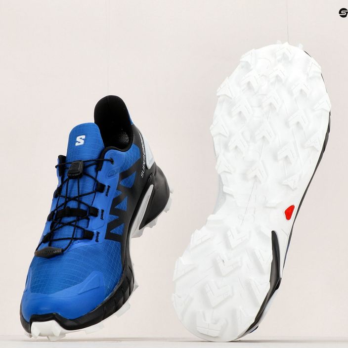 Pánské běžecké boty Salomon Supercross 4 GTX modrýe L47119600 15
