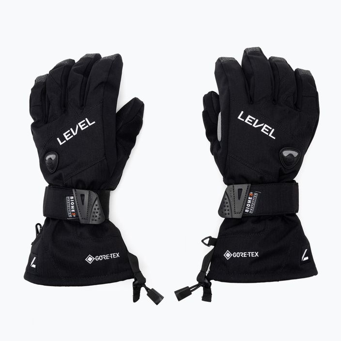 Pánské snowboardové rukavice Level Half Pipe Gore Tex černé 1011 2