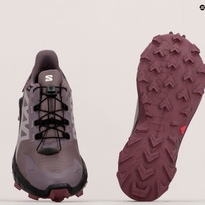 Dámské běžecké boty Salomon Supercross 4 GTX fialový L47119900 13