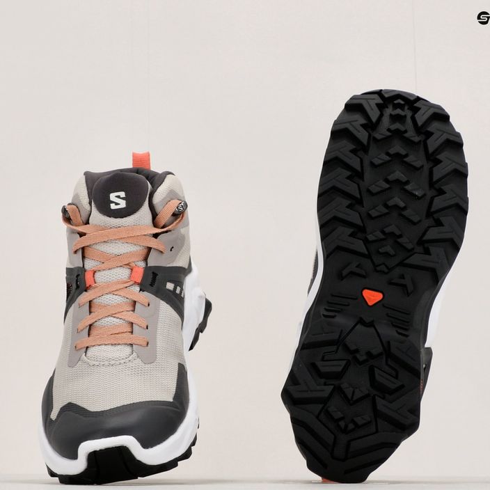 Dětské trekingové boty Salomon X Raise Mid GTX šedé L47071500 18