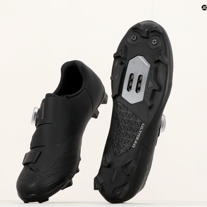 Shimano SH-XC502 pánská MTB cyklistická obuv černá ESHXC502MCL01S43000 16