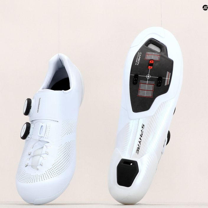 Shimano pánská cyklistická obuv SH-RC903 bílá ESHRC903MCW01S46000 16