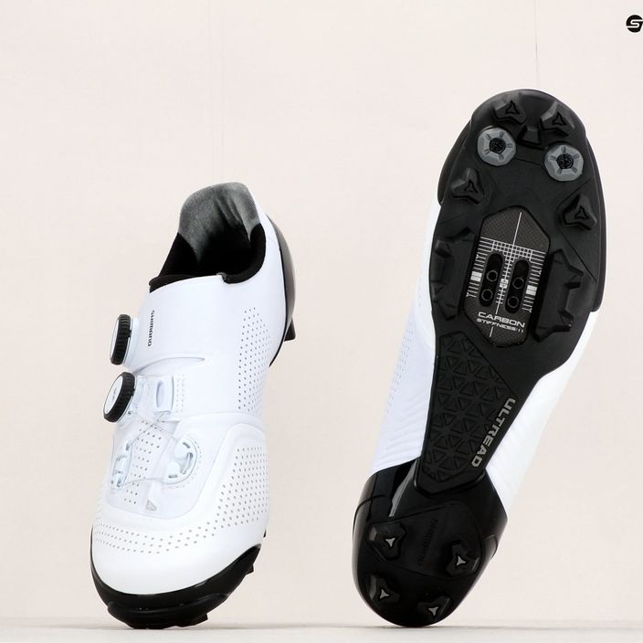 Shimano SH-XC902 pánská MTB cyklistická obuv bílá ESHXC902MCW01S43000 15