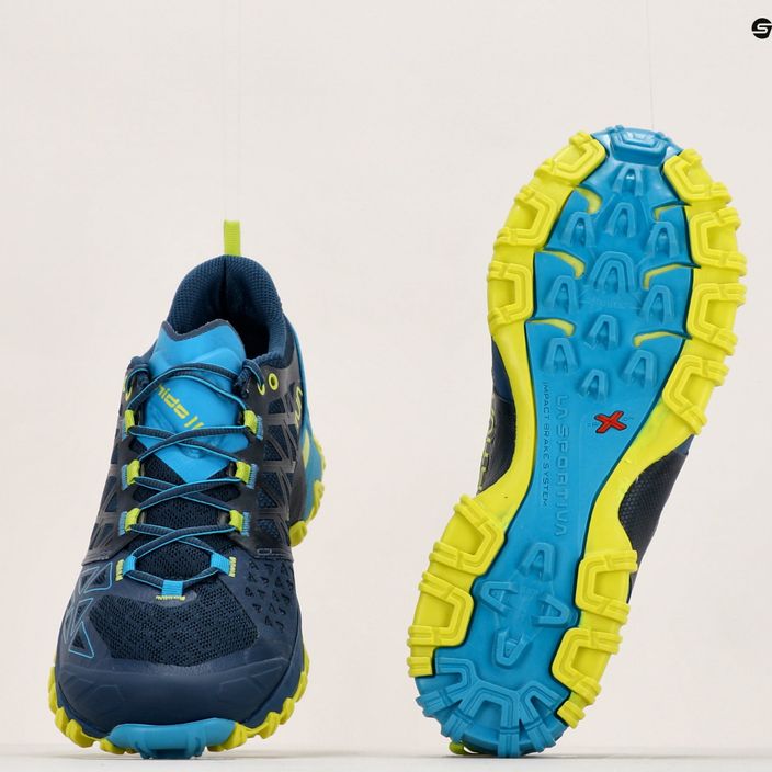 La Sportiva pánská běžecká obuv Bushido II blue/yellow 36S618705 19