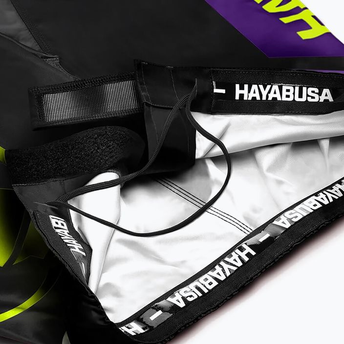 Hayabusa Icon Fight MMA šortky černo-žluté ICFS-BK-L 6