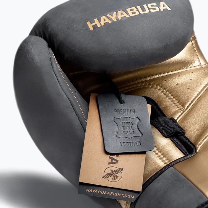 Boxerské rukavice Hayabusa T3 LX Vintage black/gold 4
