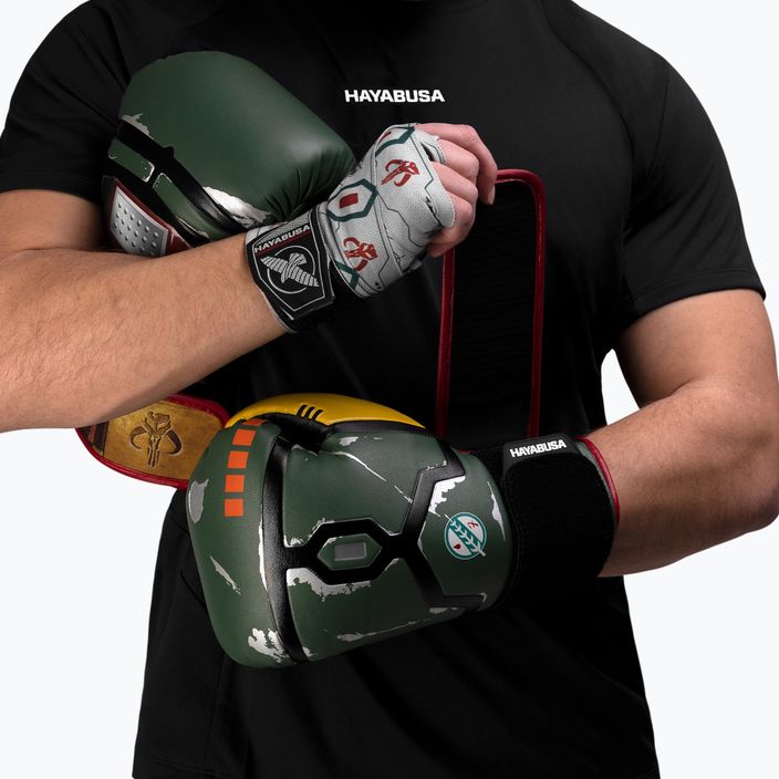 Boxerské rukavice Hayabusa Star Wars Boba Fett green/yellow 11