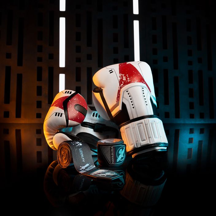 Boxerské rukavice Hayabusa Star Wars Trooper rukavice white/red 14