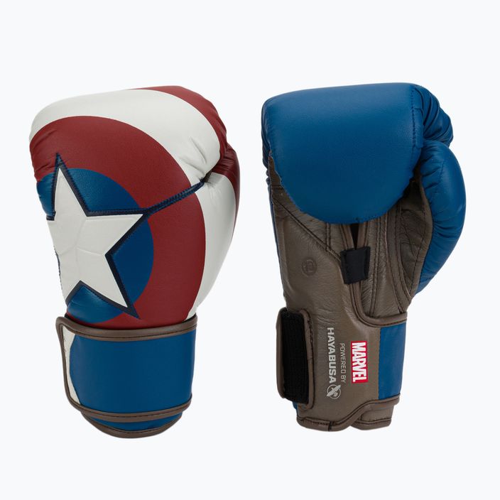 Hayabusa Capitan America boxerské rukavice modré MGB-CA 3