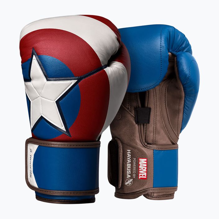 Hayabusa Capitan America boxerské rukavice modré MGB-CA 8